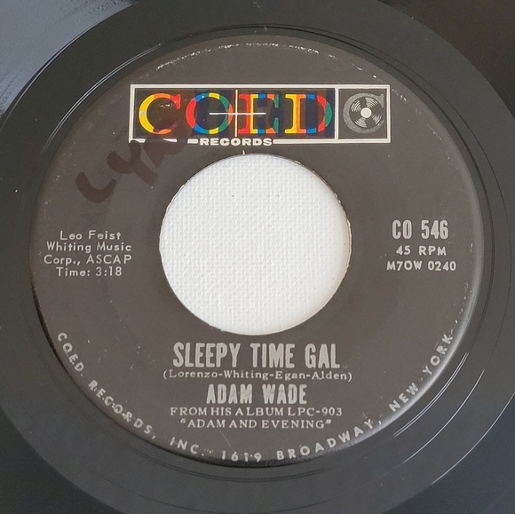 Adam Wade Take Good Care Of Her 45 Vinyl Pop - Picture 3 of 4